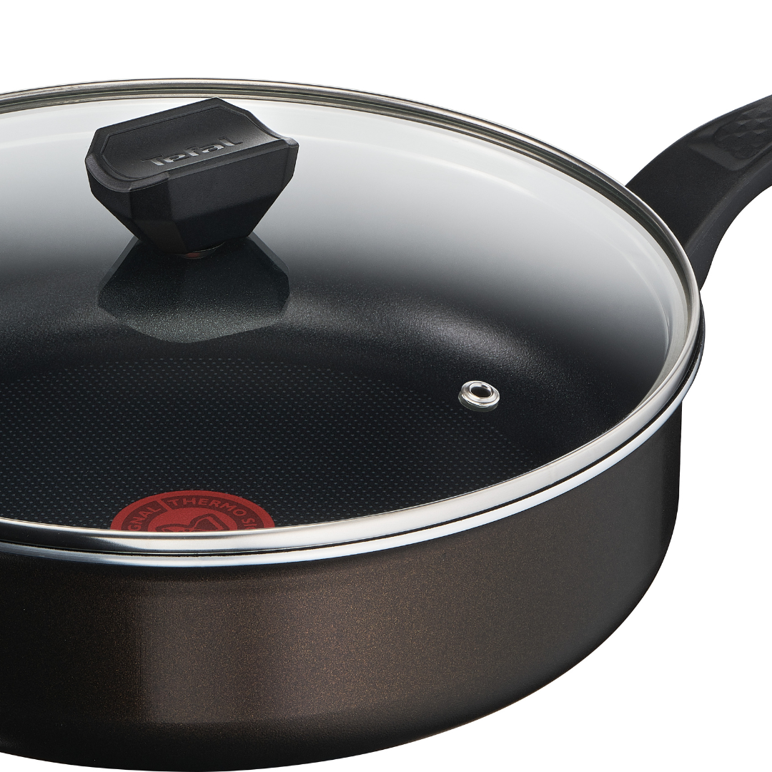 Sauteuse Easy Cook & Clean- 24 cm + couvercle - B5543202 TEFAL