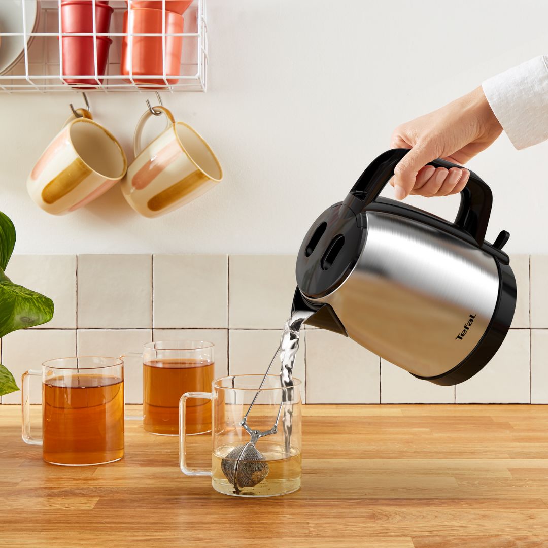 Bouilloire Inox 1,7L sans fil - 2400 W - TEFAL KI150D10