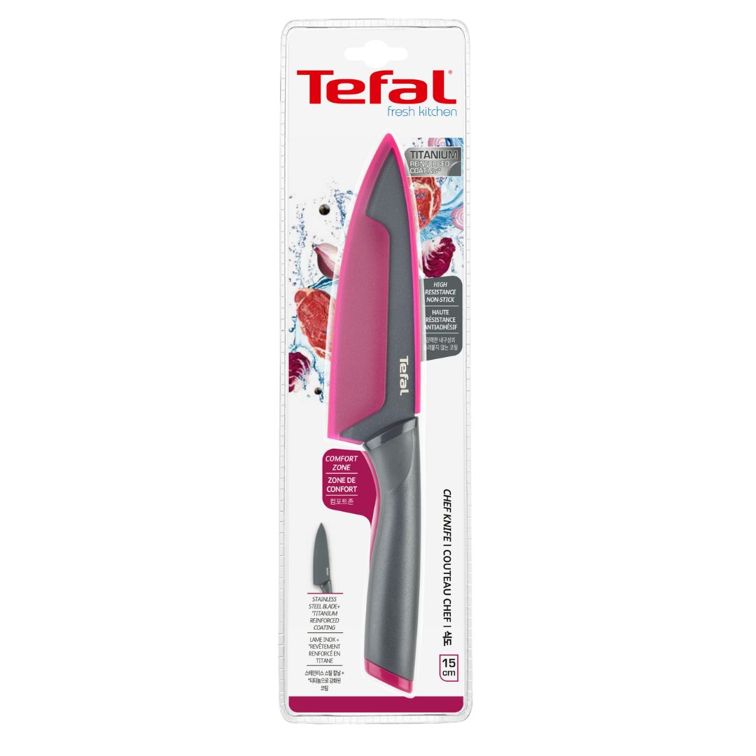 COUTEAU CHEF 15 CM - COUVERCLE FRESH KITCHEN - K1220304 TEFAL