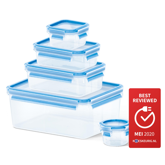Set de 5 boîtes de conservation - de 0,15L à 3,7L - TEFAL