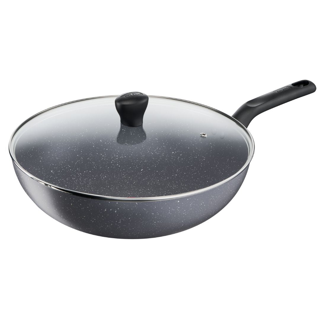 Wok avec couvercle en verre- 28 cm - Cook Natural B2269295