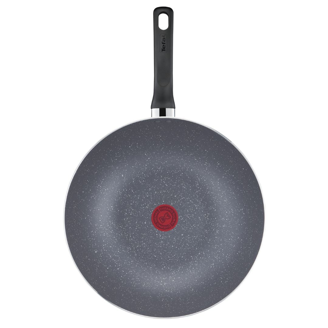 Wok avec couvercle en verre- 28 cm - Cook Natural B2269295