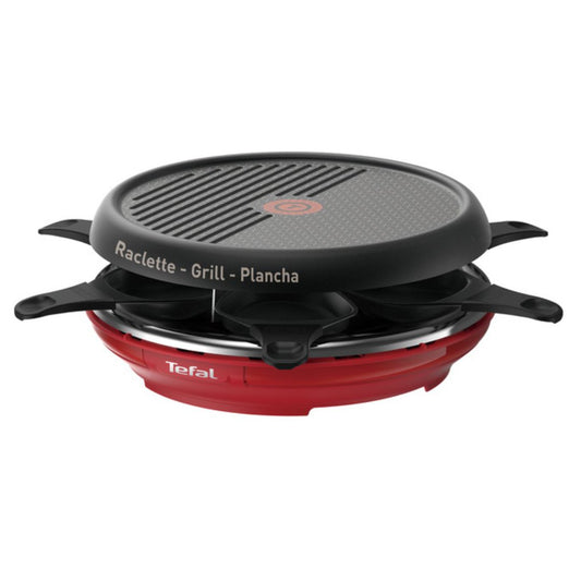 Raclette Colormania Grill Plancha 6 coupelles - Rouge - 850 W - TEFAL