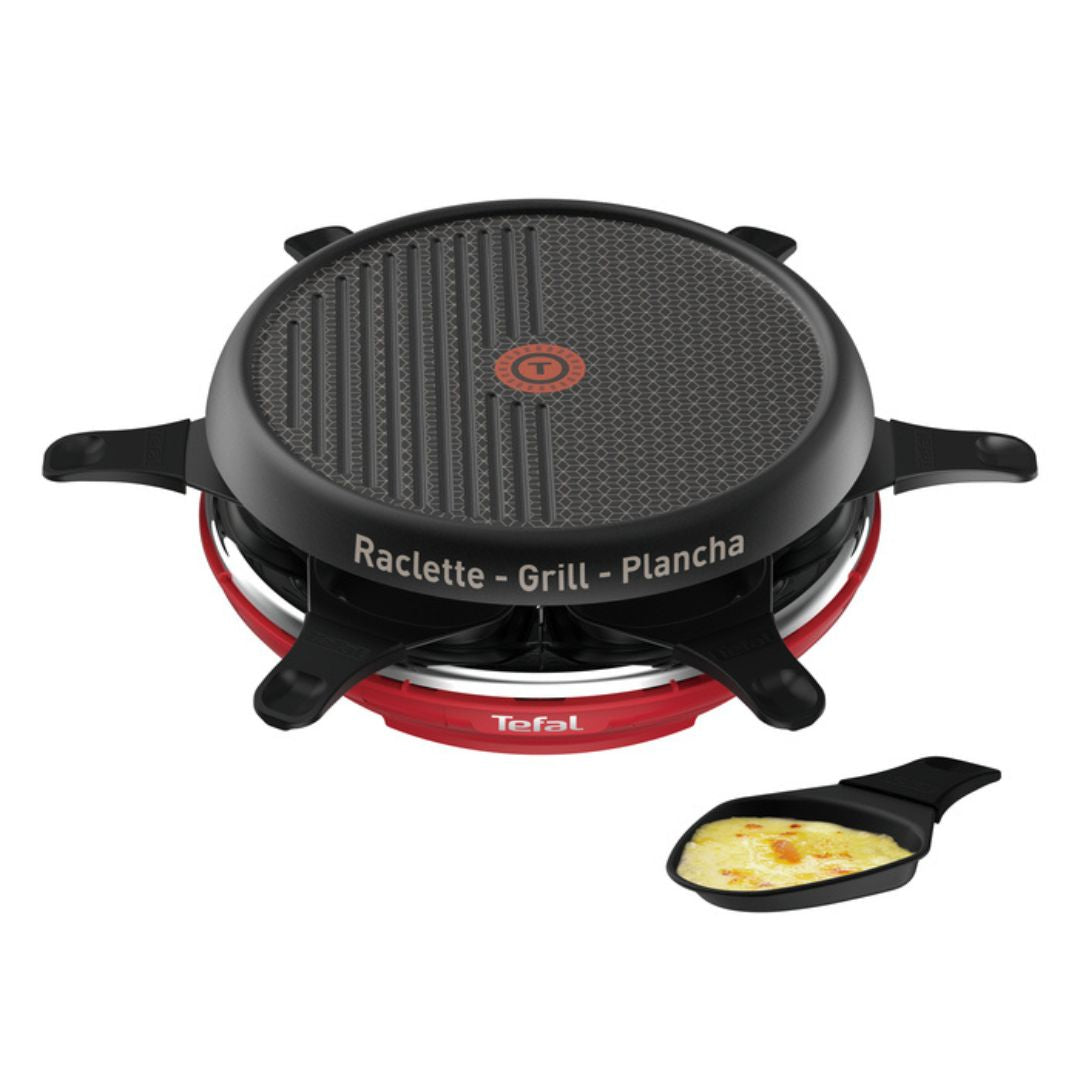 Raclette Colormania Grill Plancha 6 coupelles - Rouge - 850 W - TEFAL