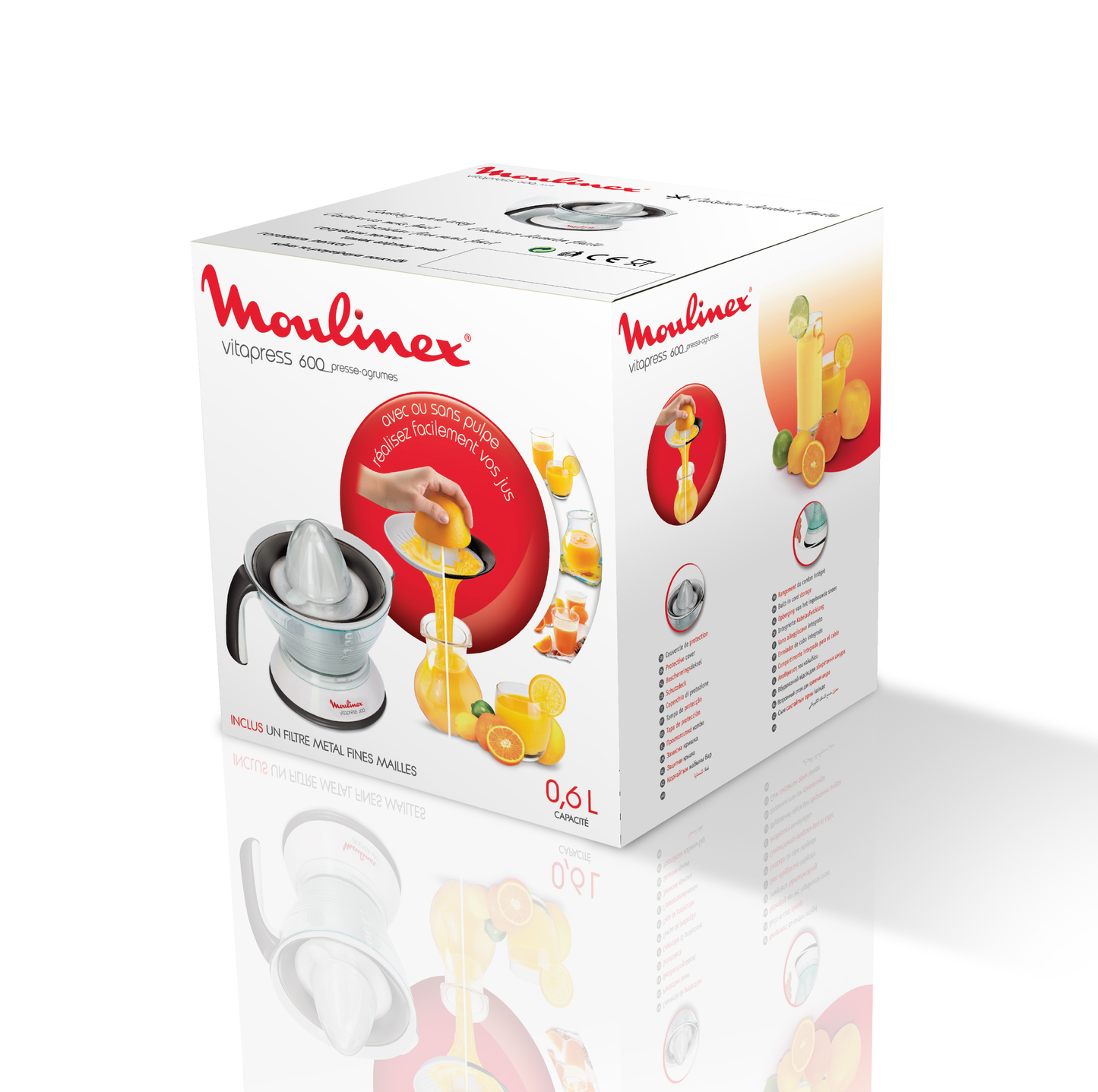Vitapress 1L blanc/gris foncé - PC300B10