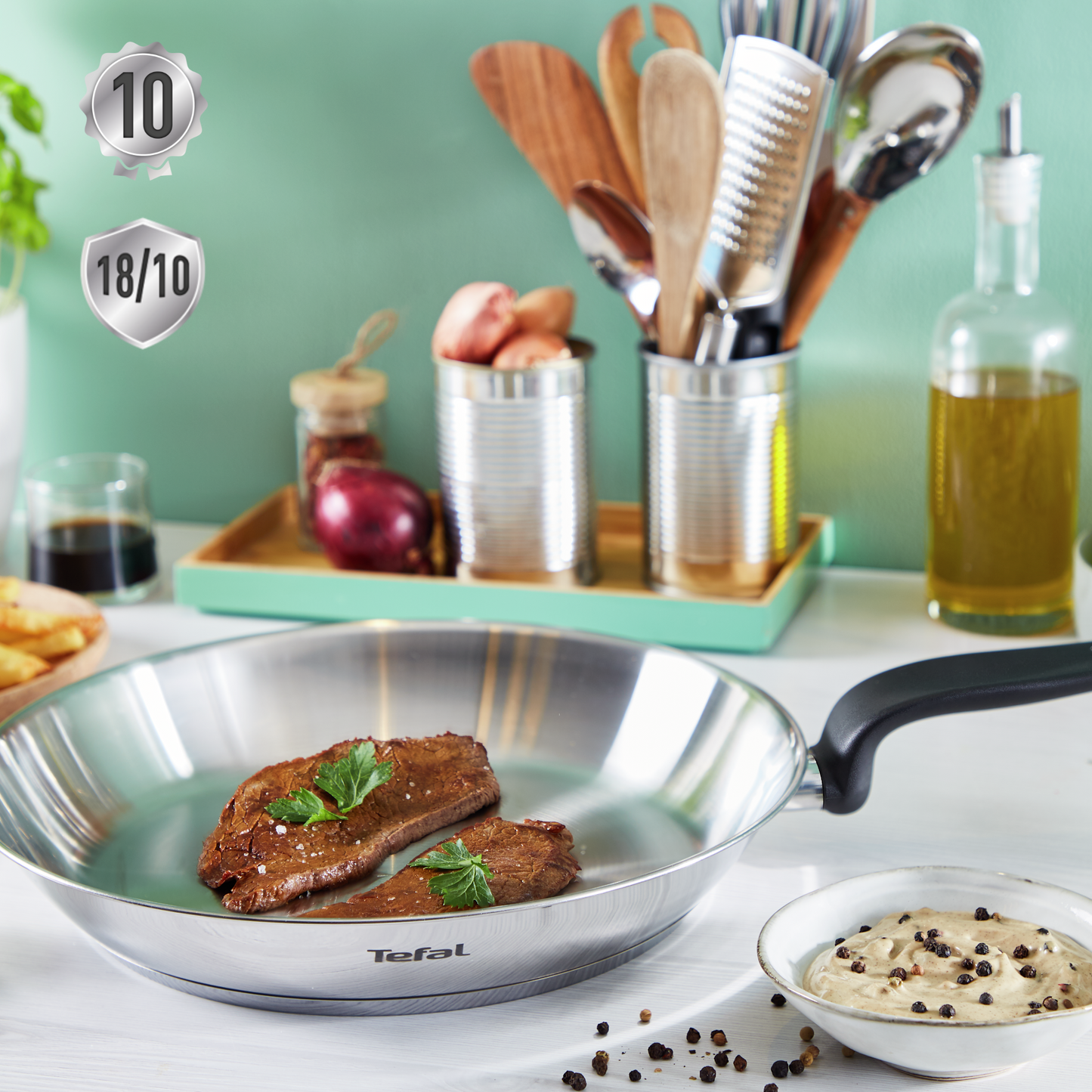 Poêle Inox non revêtue Primary - TEFAL
